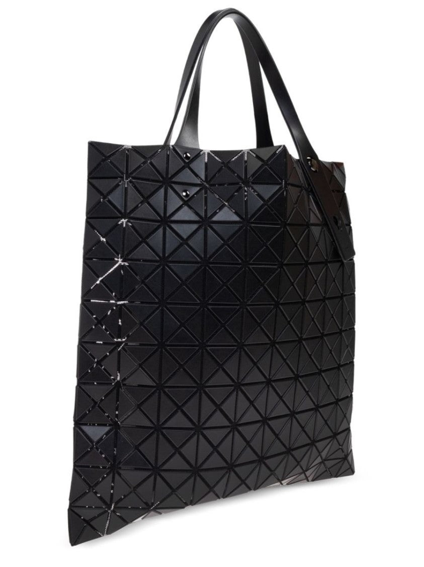 Bao Bao Issey Miyake Black Prism Glossy Geometric Polyester Tote Bag