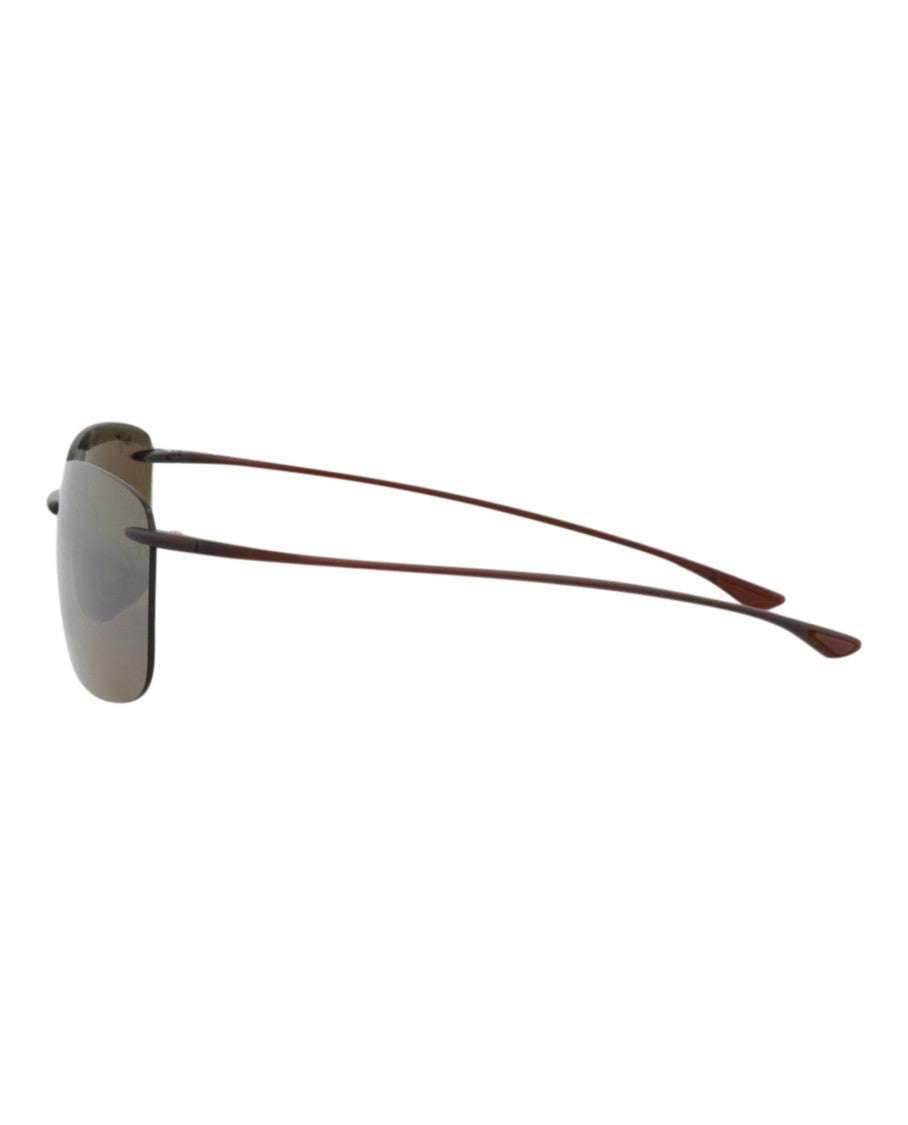 Maui Jim Square-Frame Polarized Sunglasses With Protective Case