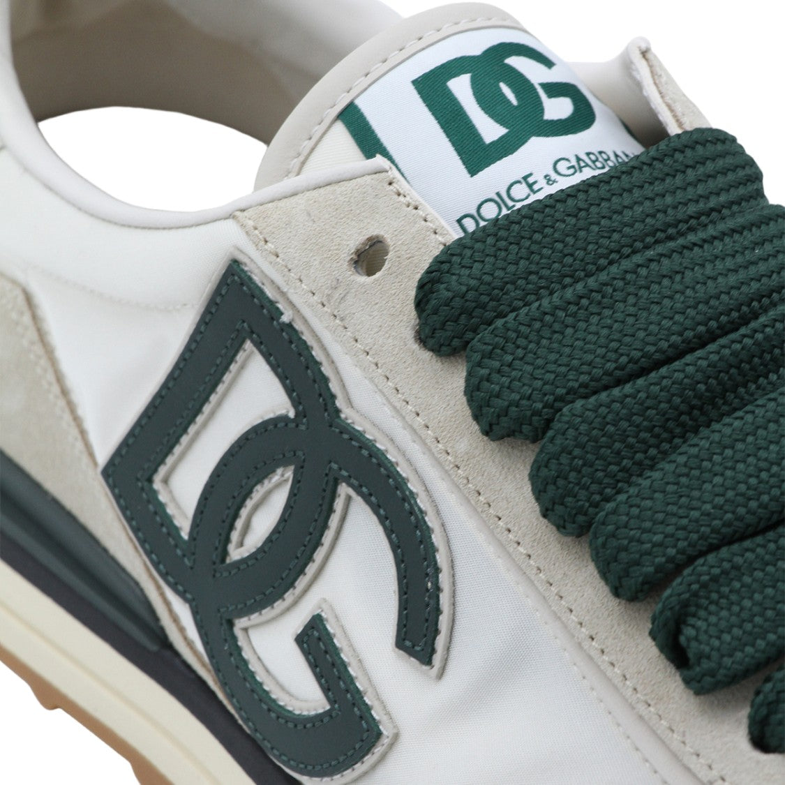 Dolce & Gabbana Chunky Sneakers With Smooth And Suede Textures And Rugged Sole