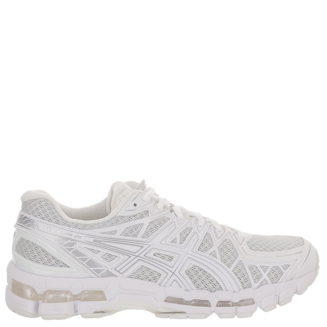 Asics White Gel-Kayano 20 Polyester Mesh Sneakers