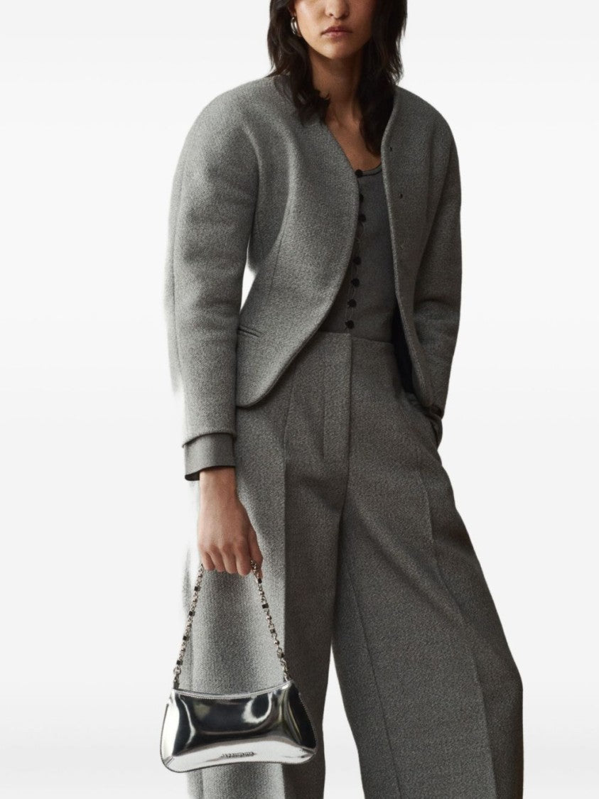 Jacquemus Reflective Silver-Tone Chain-Link Shoulder Bag