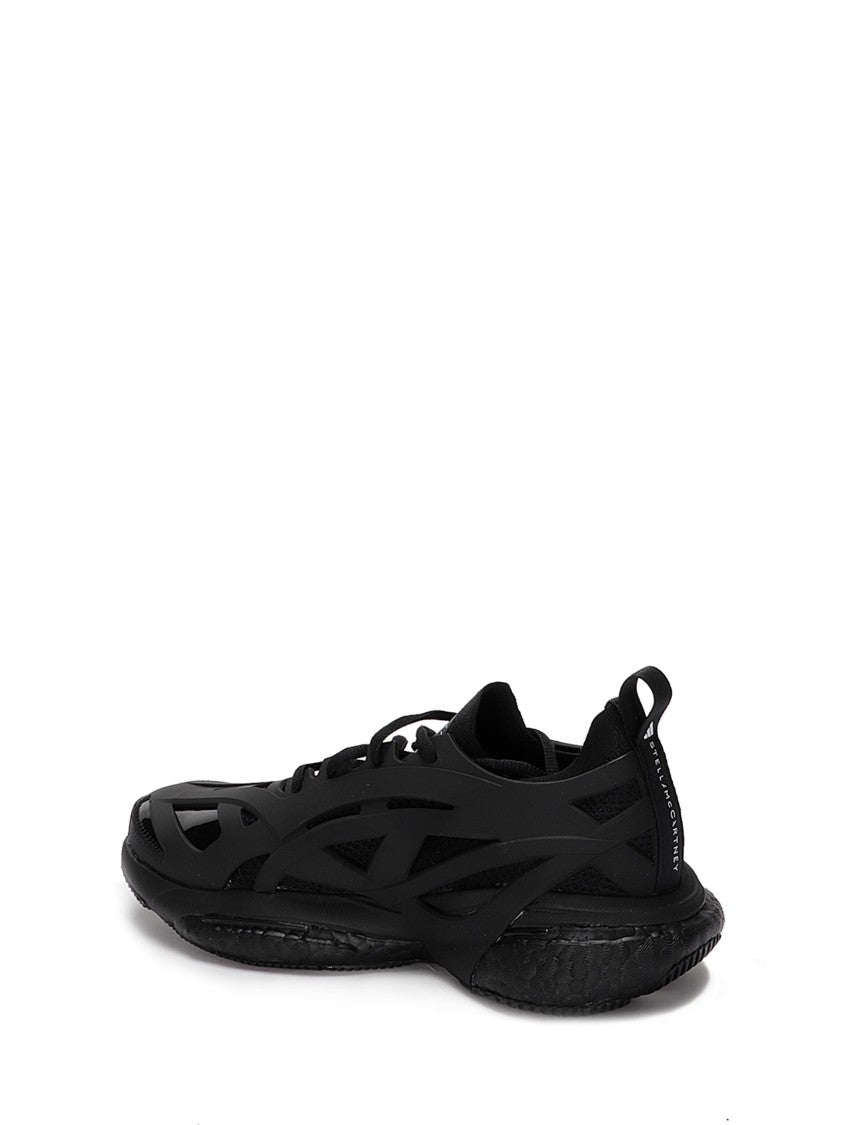 Adidas By Stella Mccartney Primegreen Primeknit Black Sneakers With Flexible Eva Sock