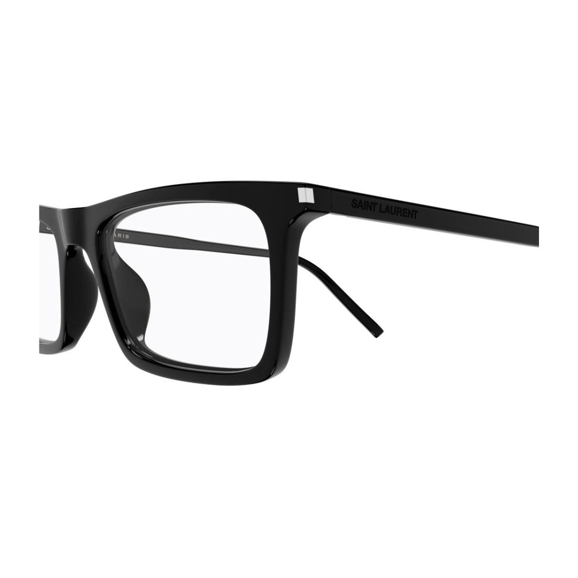 Saint Laurent Black Sl 890 Betty Thin Acetate Rectangular Sunglasses