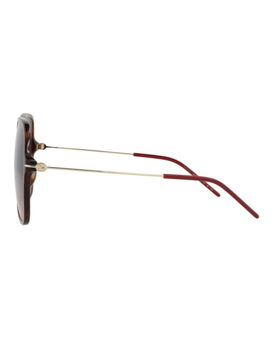 Gucci Square-Frame Recycled Acetate Sunglasses
