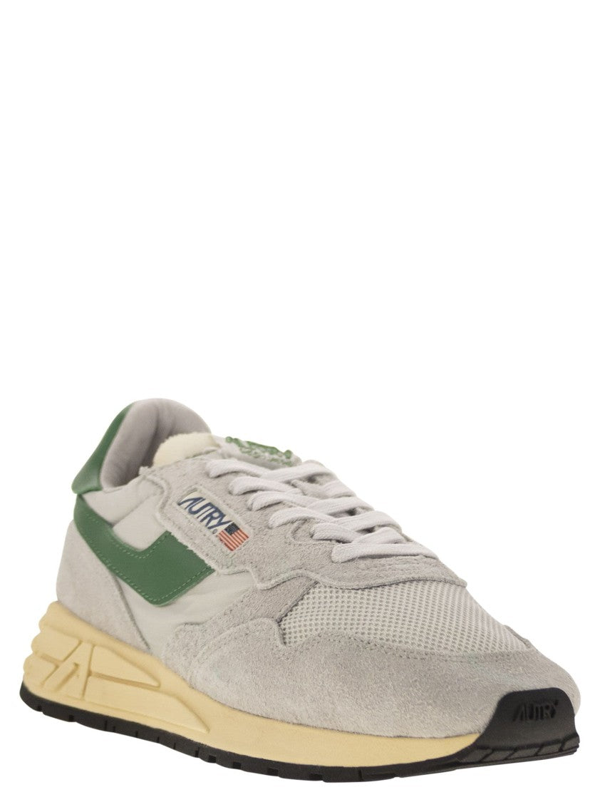 Autry Reelwind - Suede And Technical Textile Trainer