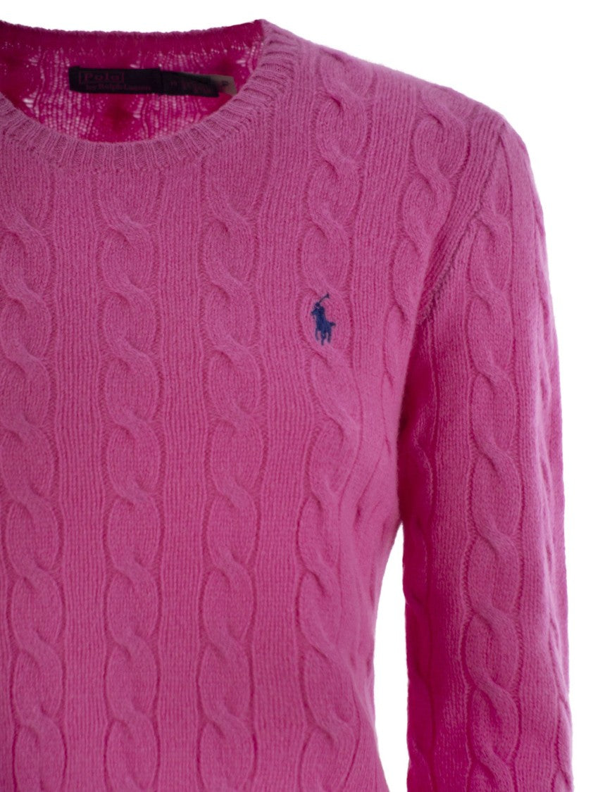 Polo Ralph Lauren Plaited Wool And Cashmere Crew-Neck