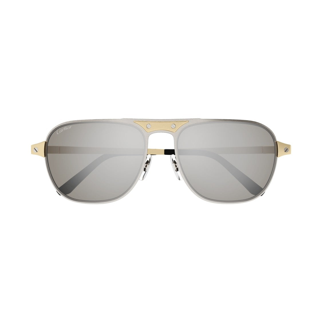 Cartier Ct0532s Rectangular Metal Frame Sunglasses