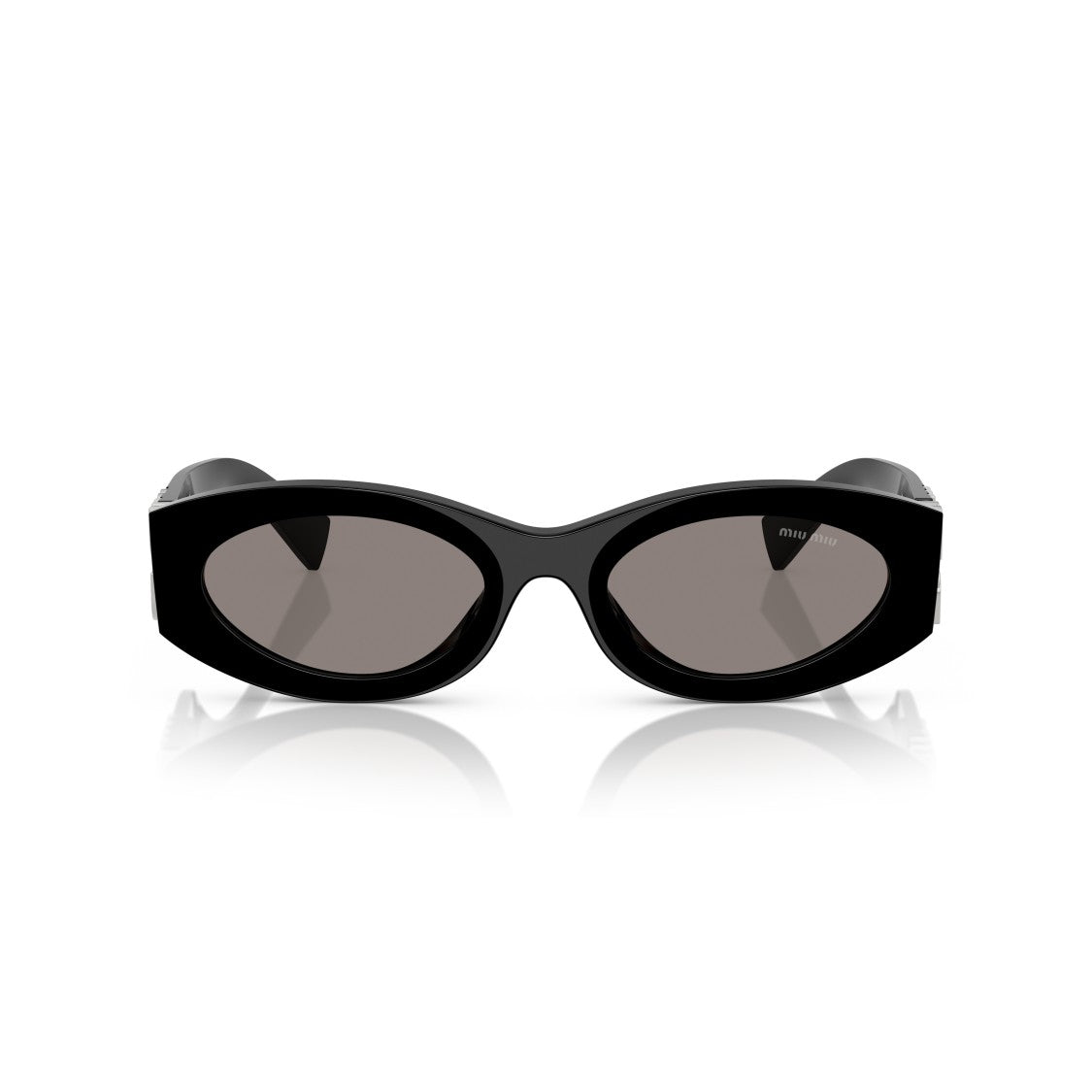 Miu Miu 0Mu 11Ws Elongated Oval Frame Sunglasses