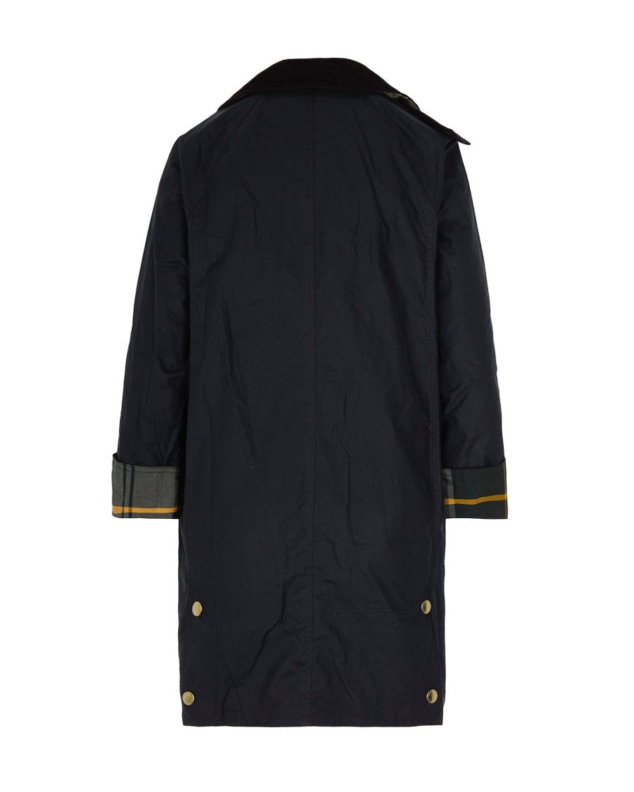 Barbour Sage/Ancient Long Beadnell Wax Jacket