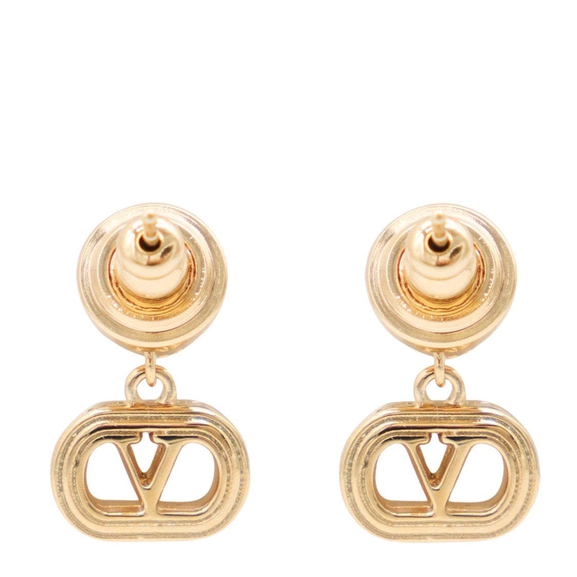 Valentino Garavani Round Crystal-Studded Earrings