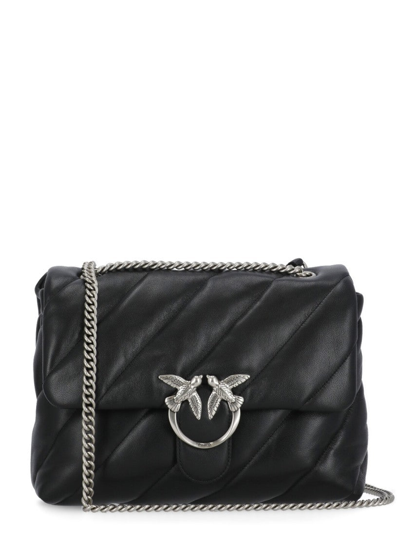 Pinko Black Love Puff Big Bag