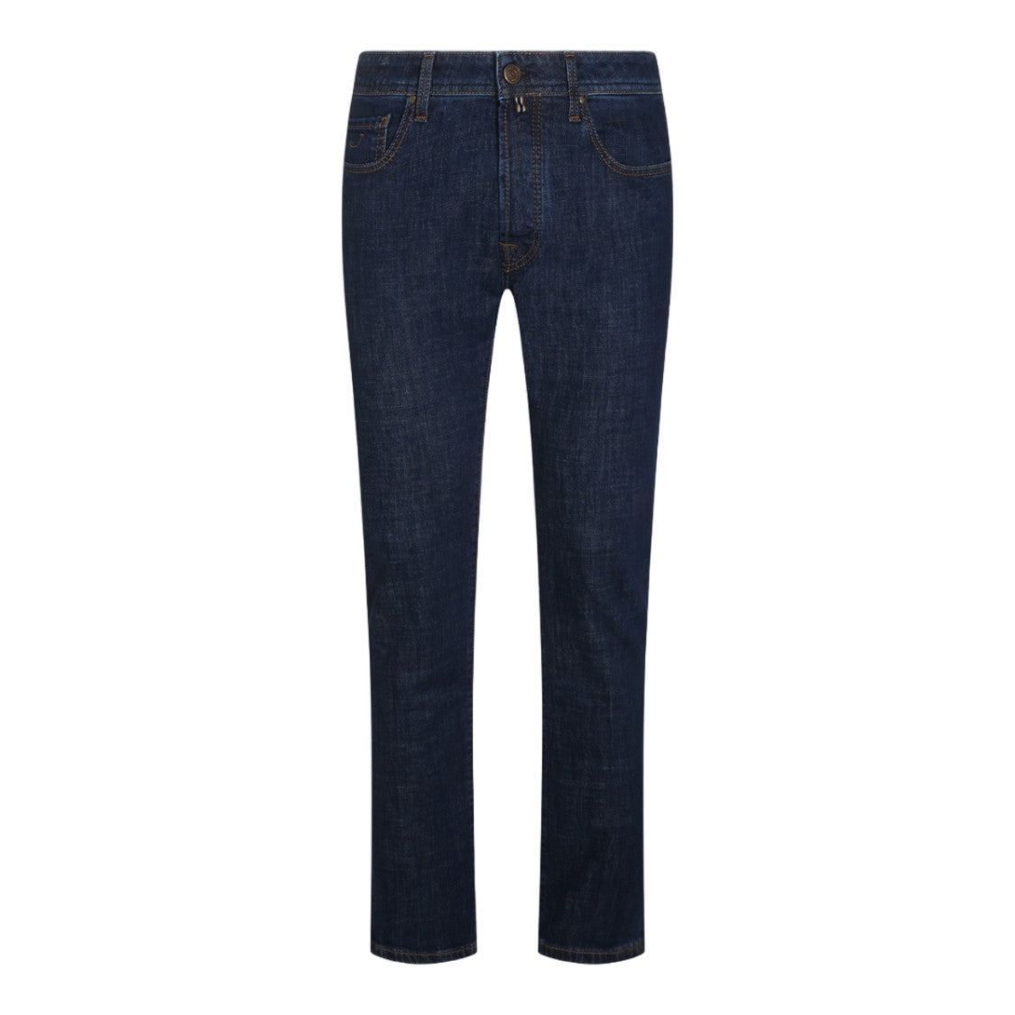 Jacob Cohen Deep Indigo Classic Five-Pocket Straight-Leg Jeans