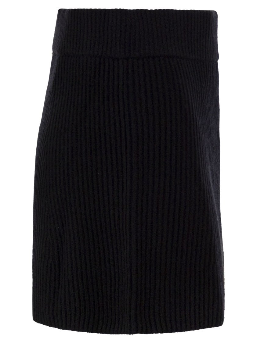 Sportmax Refolo - Wool And Cashmere Skirt