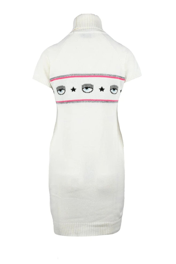 Chiara Ferragni Knit Dress - White