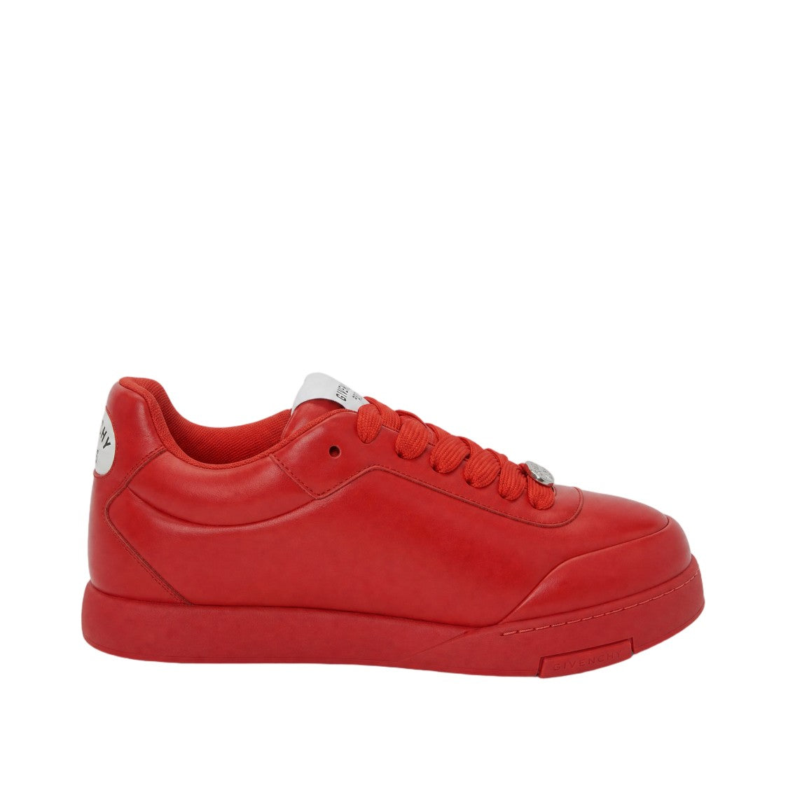 Givenchy Red Metallic Detail Low-Top Sneakers