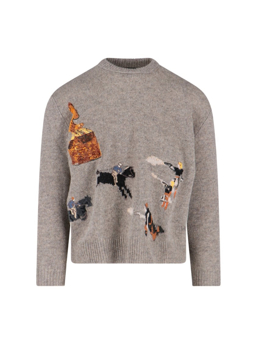 Enfants Riches Déprimés "Come Live With Me" Sweater – Grey