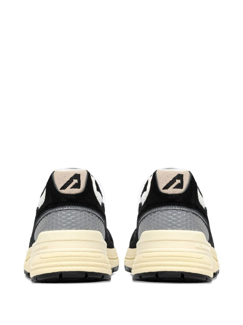 Autry Black Hyperway Mesh Suede Upper Sneakers