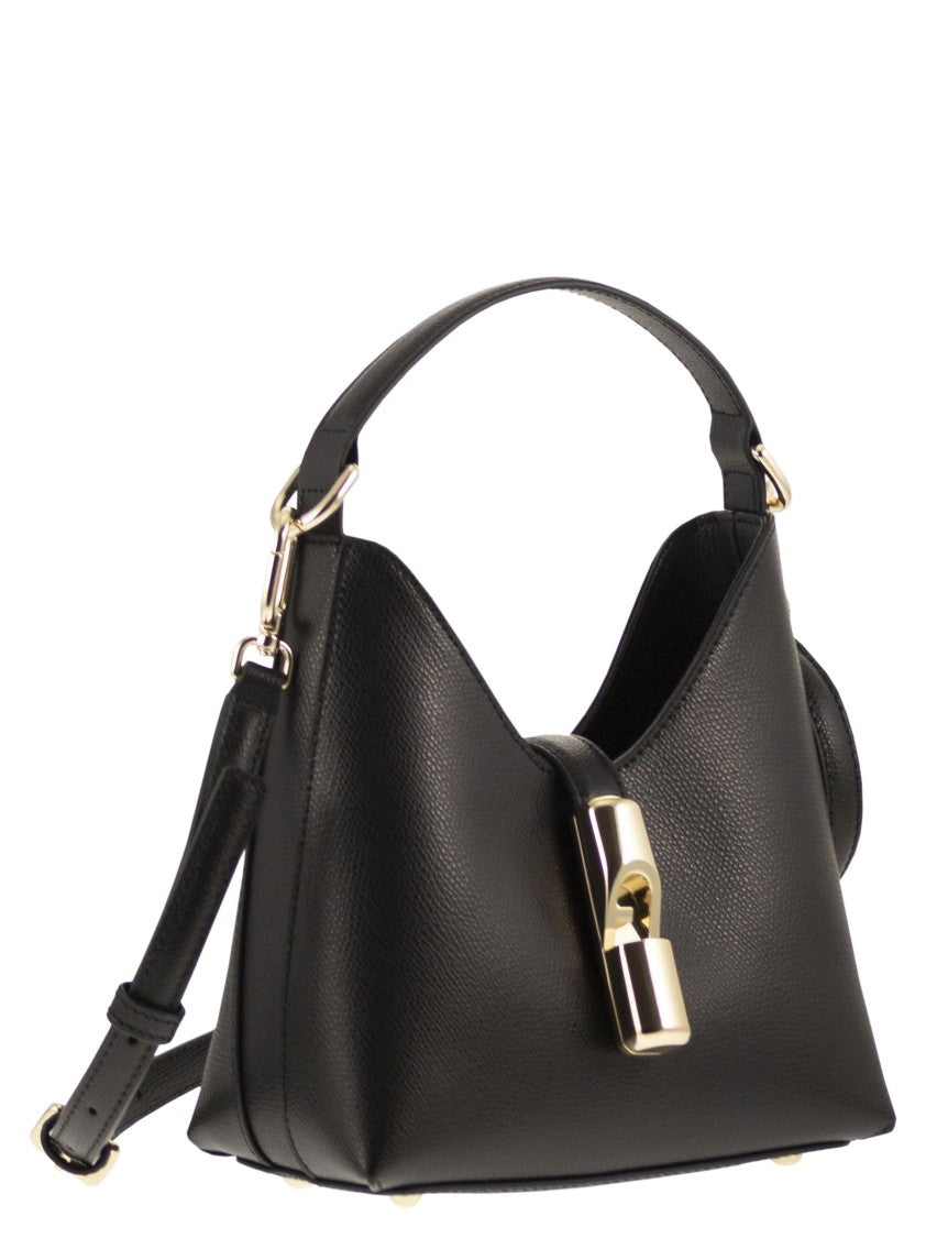 Furla Trapezoidal Mini Hobo Bag With Iconic Hardware