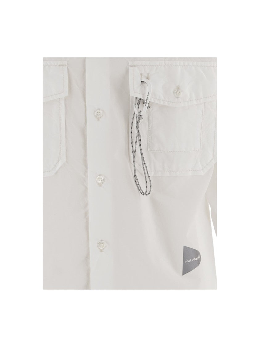And Wander Cotton-Blend Shirt With Classic Collar