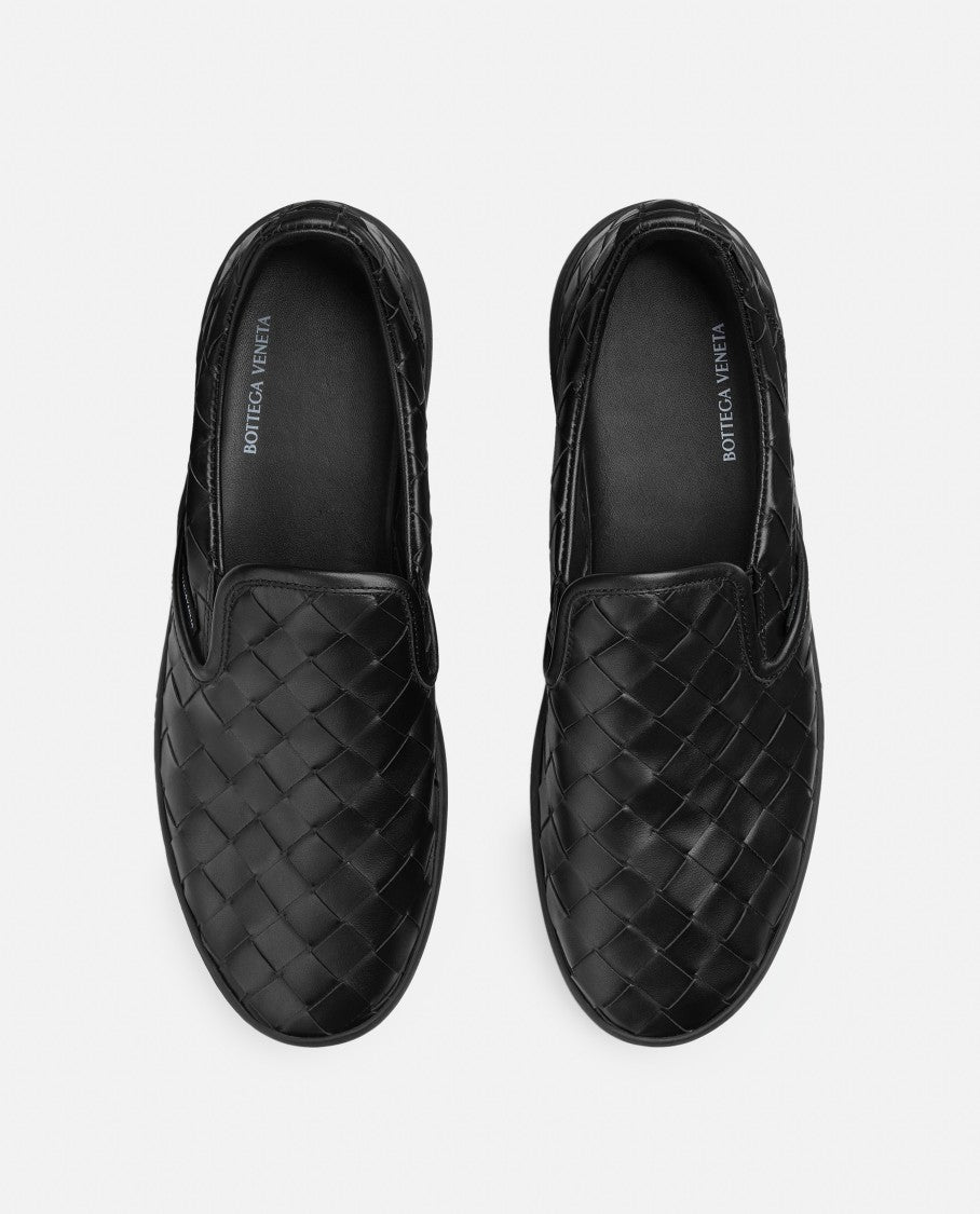 Bottega Veneta SLIP-ON LEATHER SNEAKERS