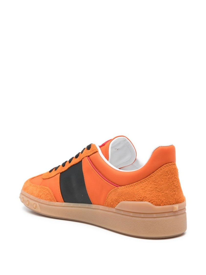 Valentino Garavani Pumpkin Orange Sneakers With Vlogo Signature