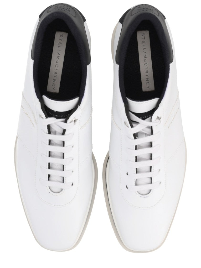 Stella Mccartney Sneak Elyse White Layered Platform Sneakers