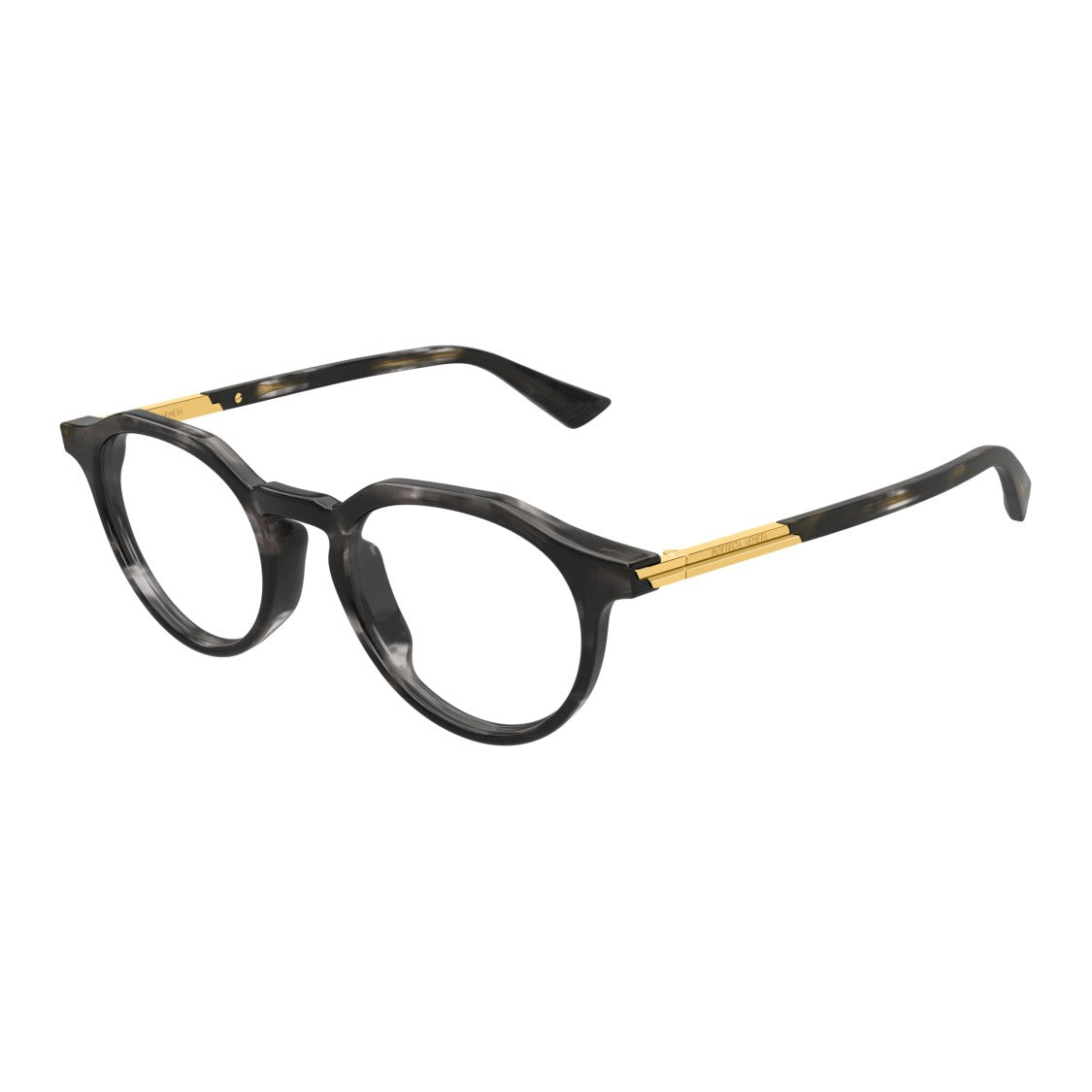 Bottega Veneta Bv1263o Round Tortoiseshell Acetate Eyeglasses