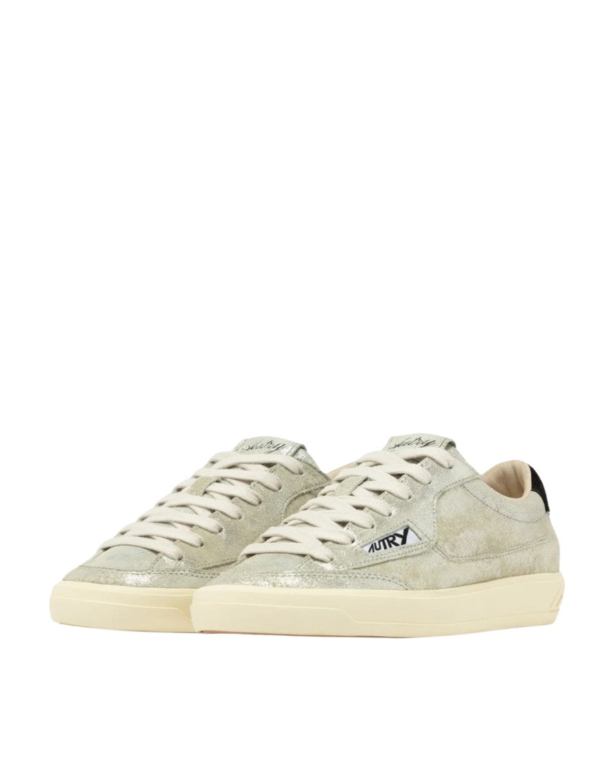 Autry Windscape Low Women’S Silver/Black Sneakers