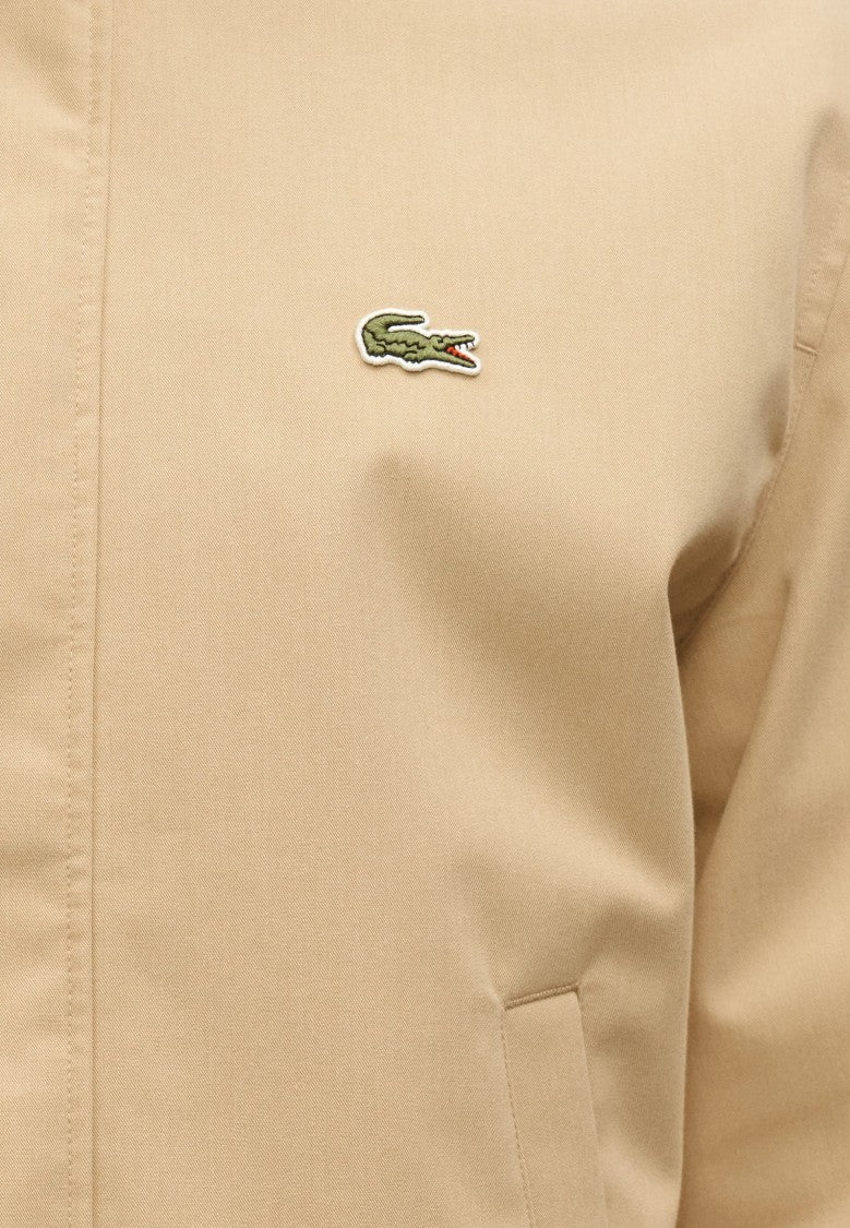 Lacoste Beige Harrington Twill Waterproof Jacket