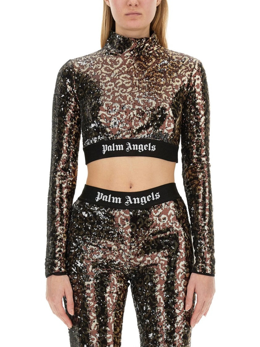 Palm Angels Sequined Top