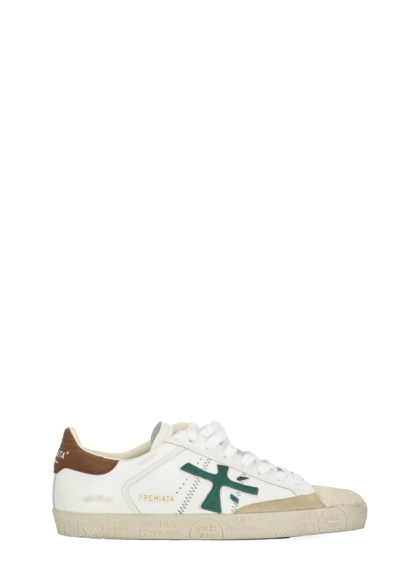 Prmt Ivory Steven 8043 Suede-Blend Sneakers