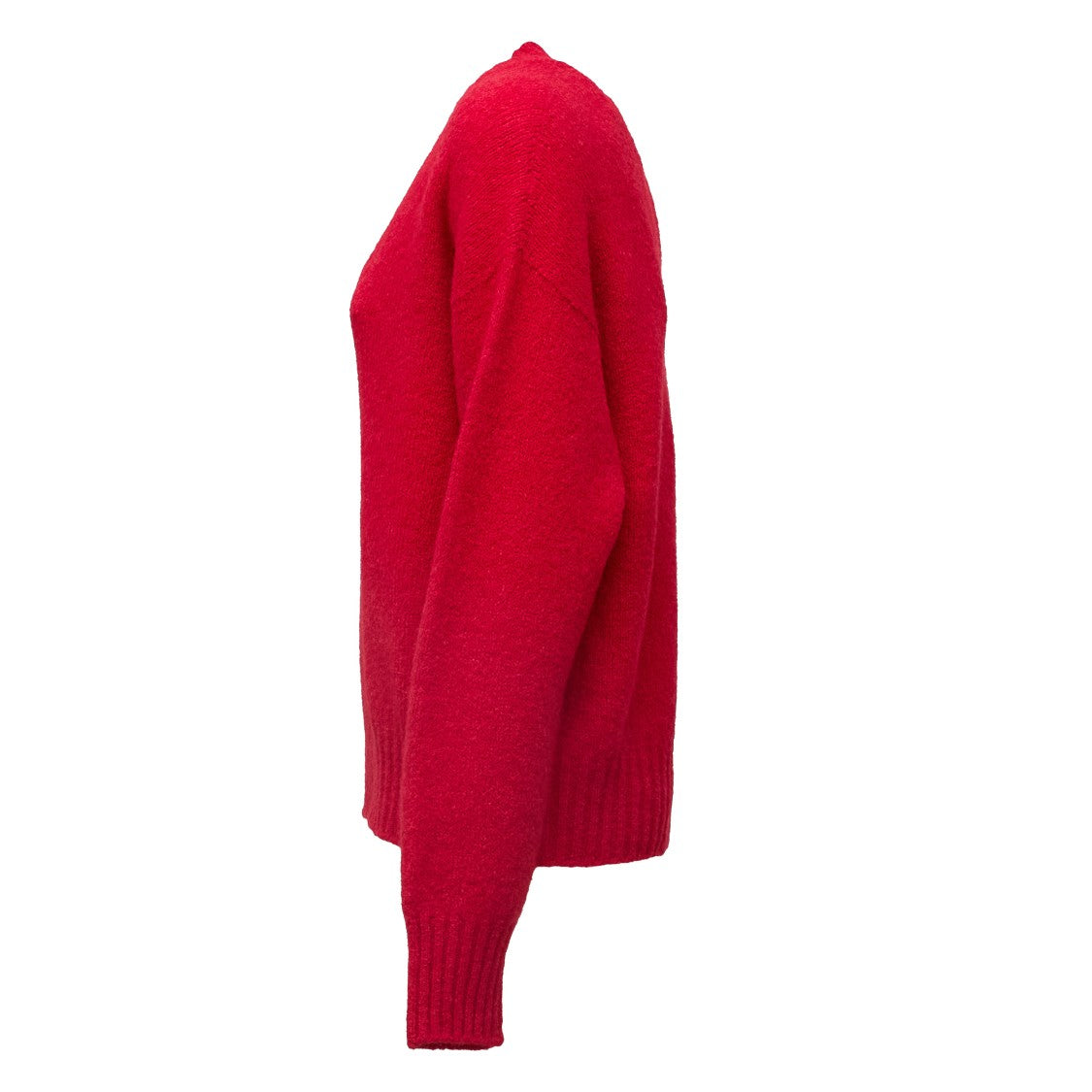 Max Mara Alpaca-Cotton Blend V-Neck Knit Sweater