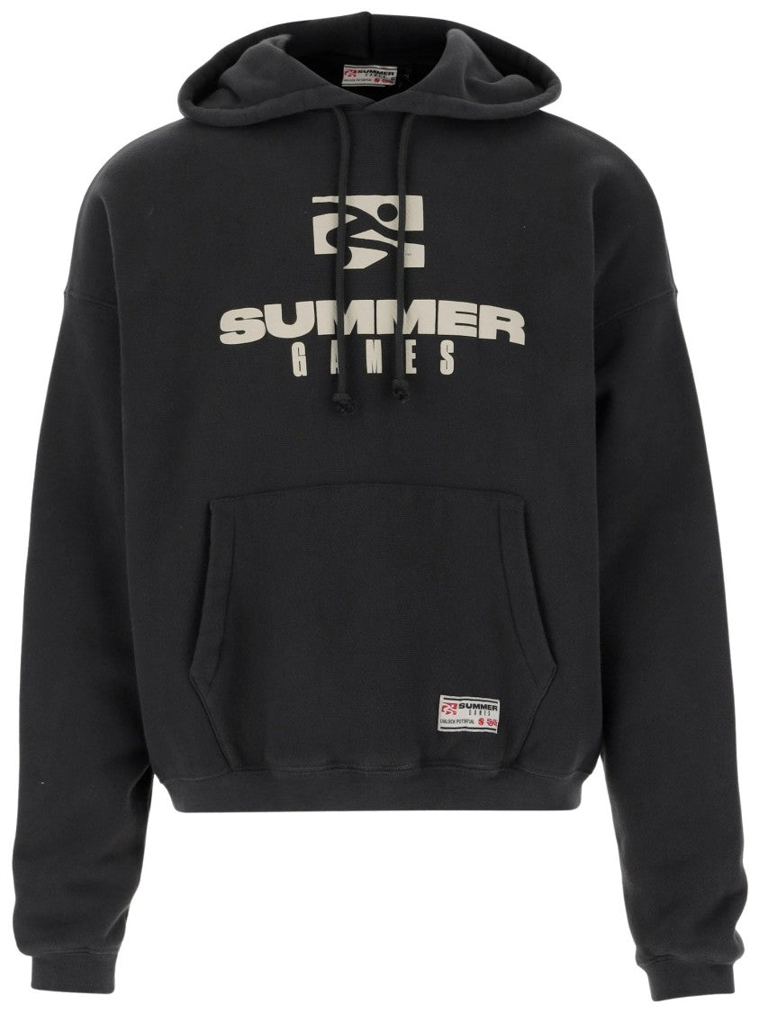 Summer Games Cotton Hoodie With Logo