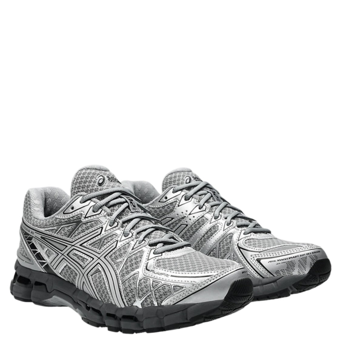 Asics Gray Gel-Kayano 20 Polyester Mesh Sneakers