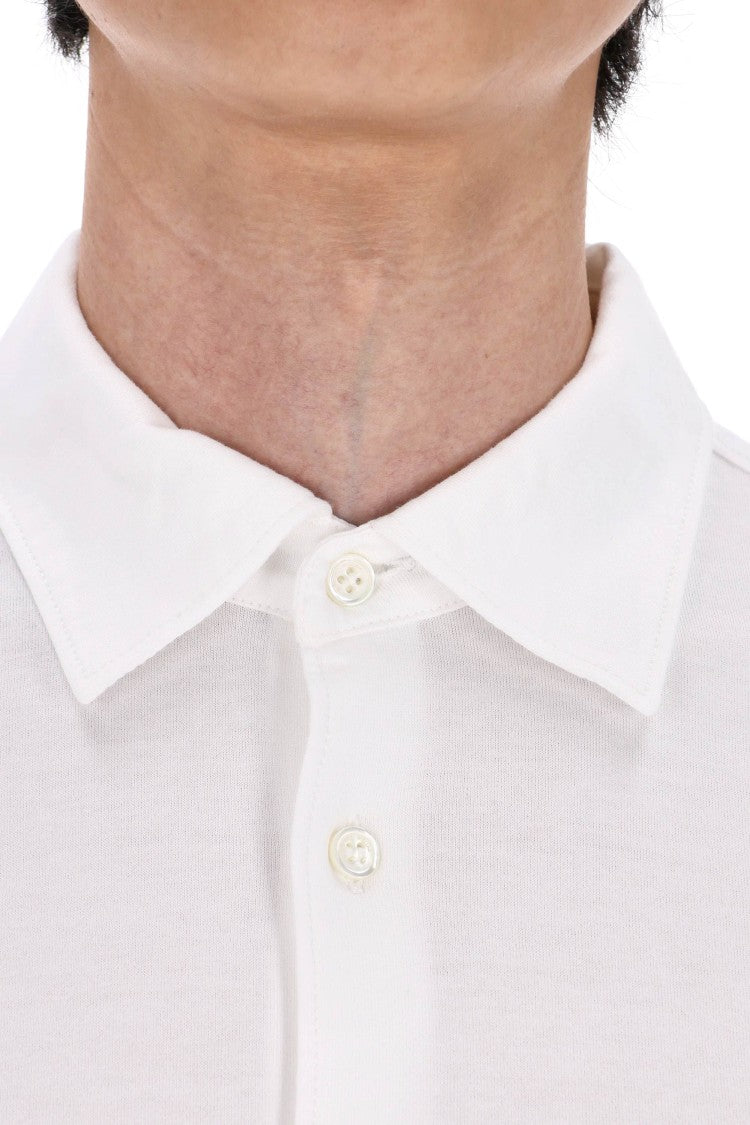 Roberto Collina Cotton Jersey Polo-Shirt