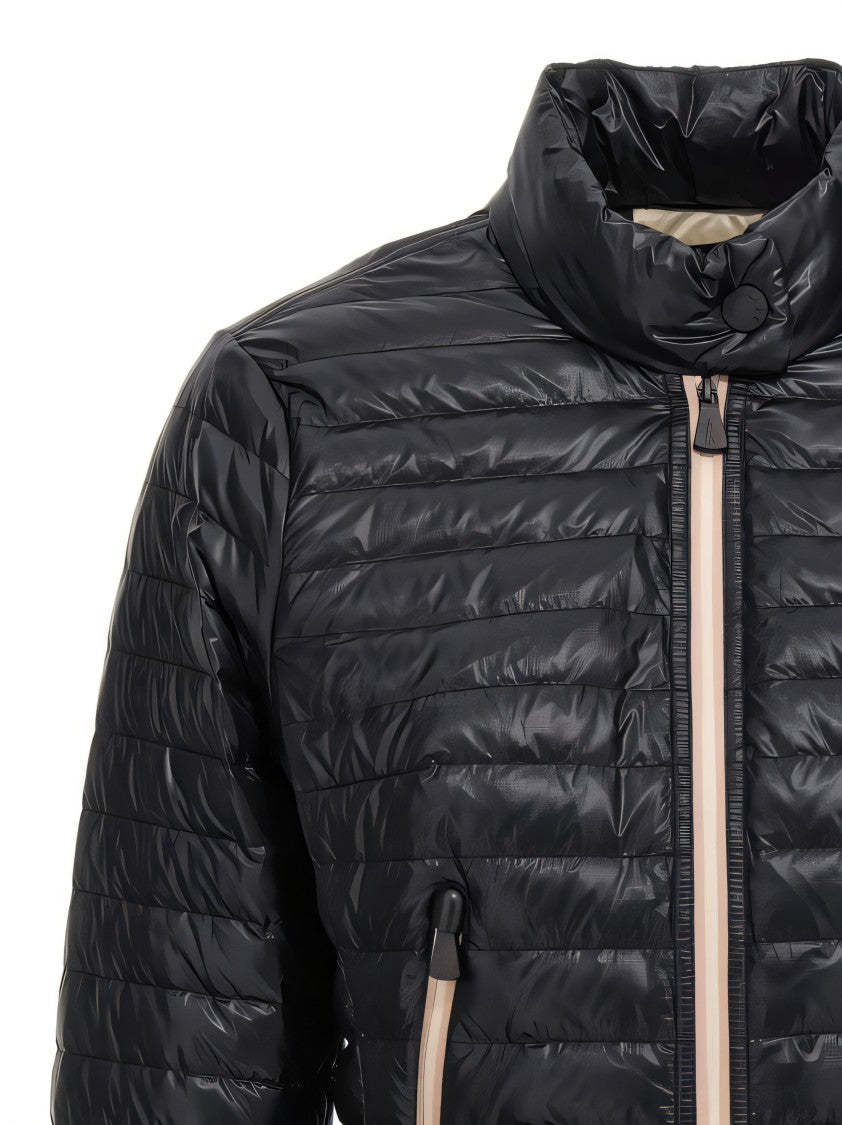 Moncler High Collar Quilted Down Coat