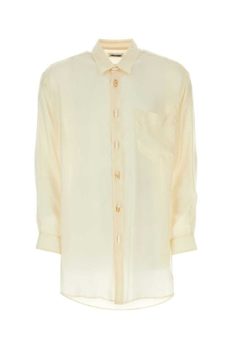 Magliano Cream Viscose Shirt