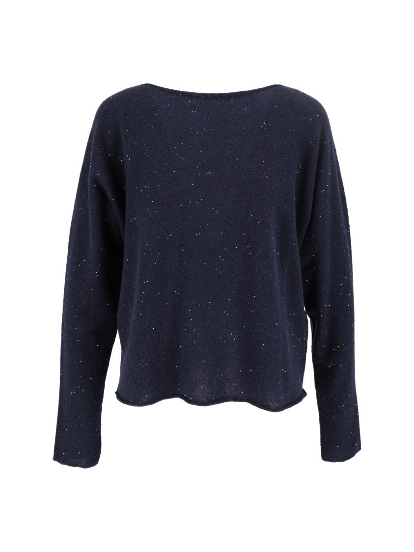 Antonelli Firenze Relaxed Speckled Knit Sweater