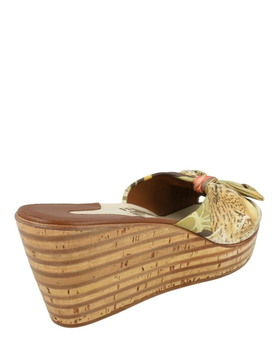 Ferragamo Seta 1994 Archive Limited Edition Wedges