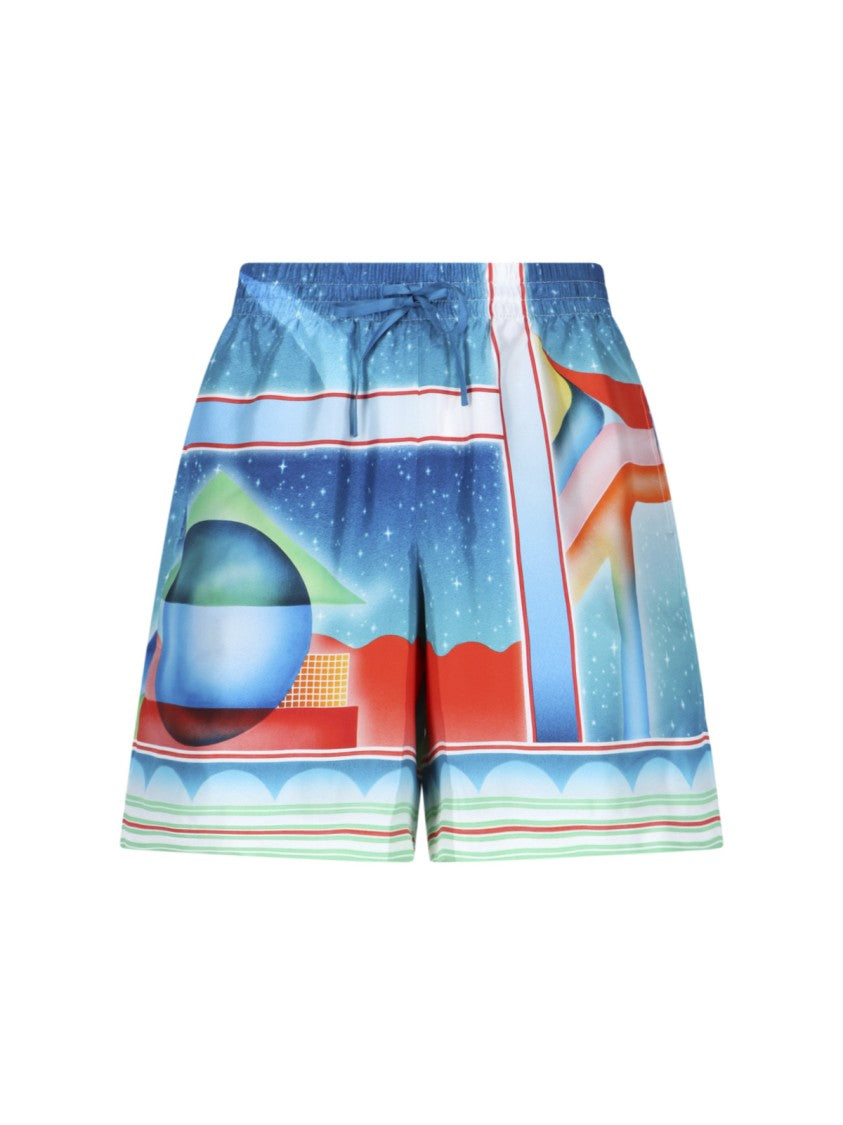 Casablanca "Galaxy Court" Shorts – Multicolor