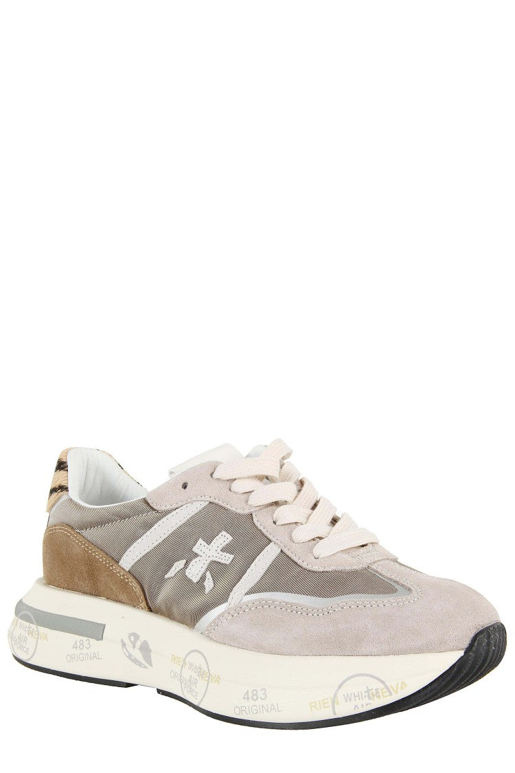 Premiata Cassie Low-Top Sneakers With Pony Skin Reinforcement