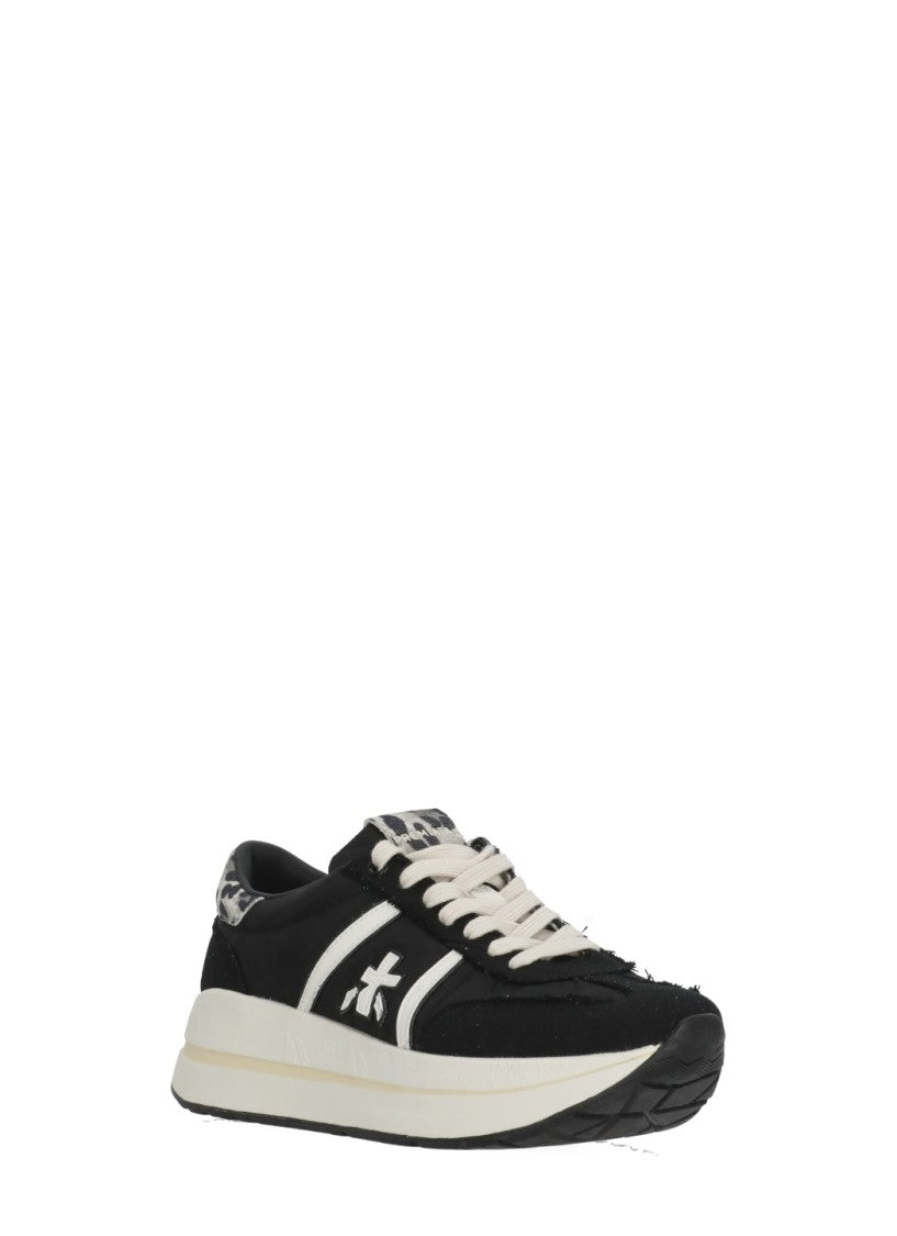 Premiata Black Bethcoin 8150 Animalier Sneakers