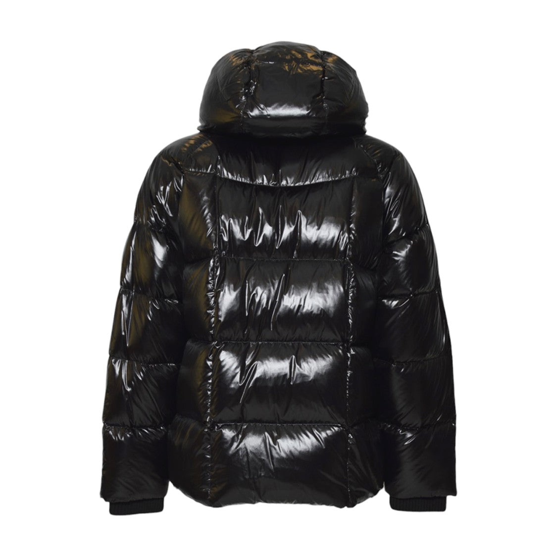 Dsquared2 Black Puffer Jacket With Quilted Design