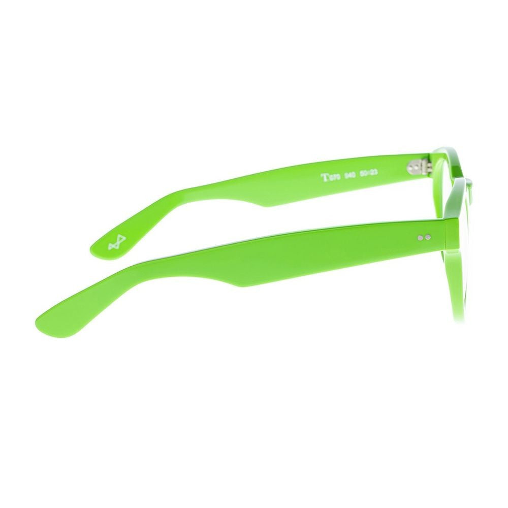 Toffoli Costantino T070 Phantos-Shape Fluorescent Green Acetate Eyewear