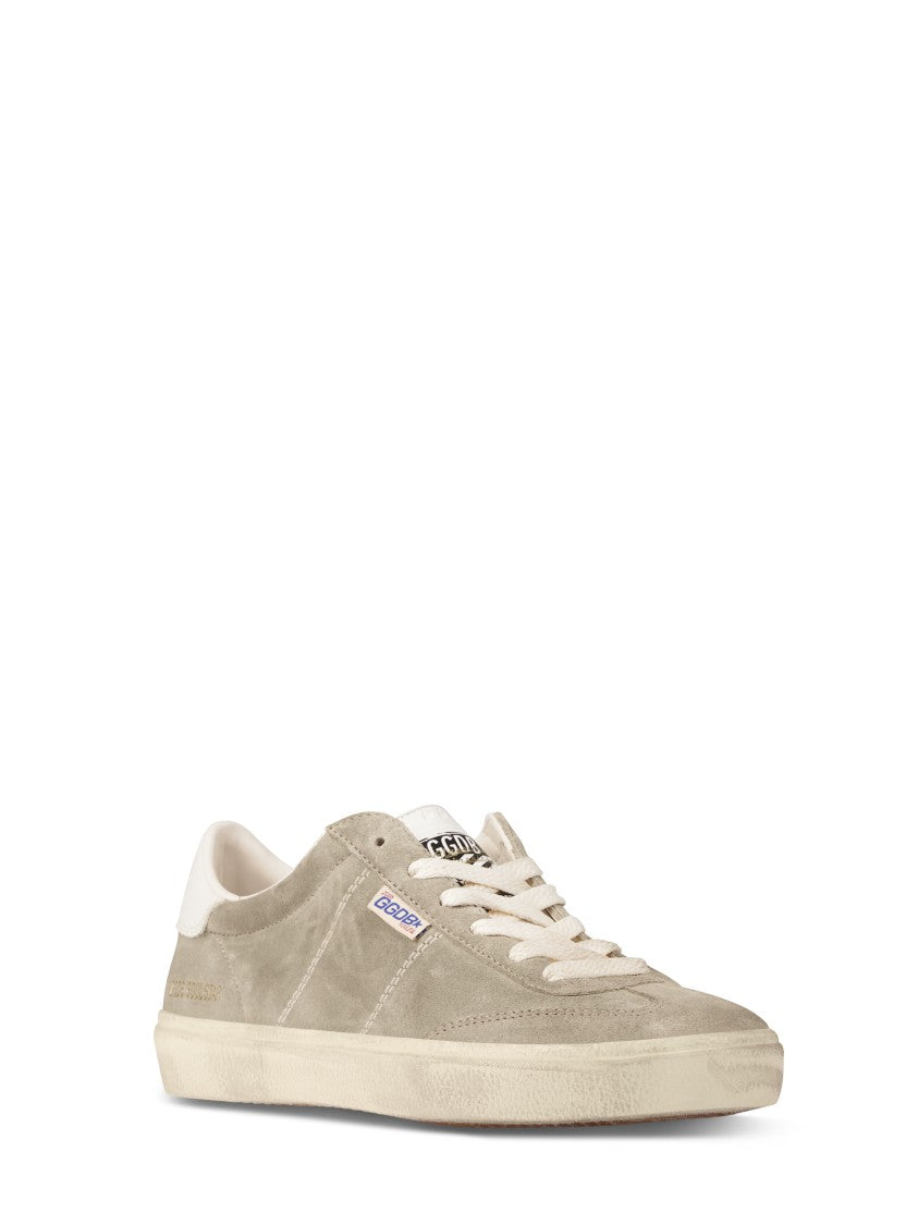 Golden Goose Soft Suede Lace-Up Sneakers With Subtle Branding