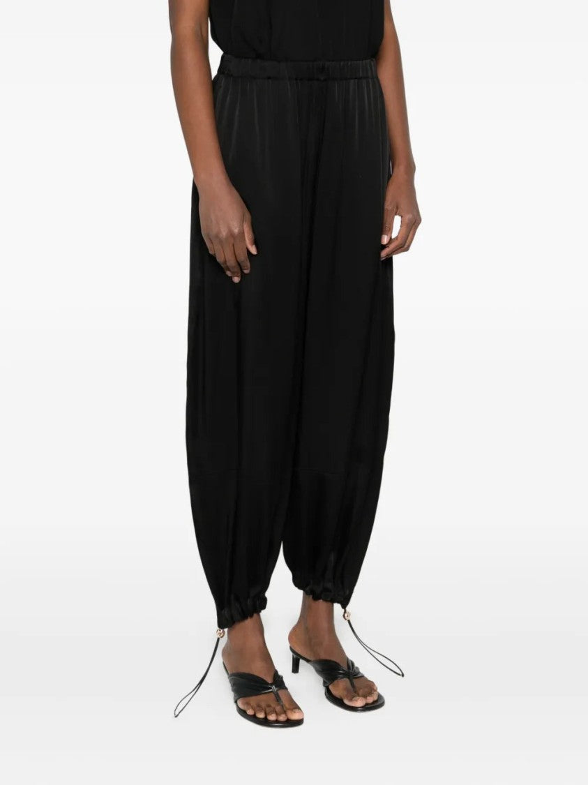 Fabiana Filippi Elastic-Waist Drawstring Trousers