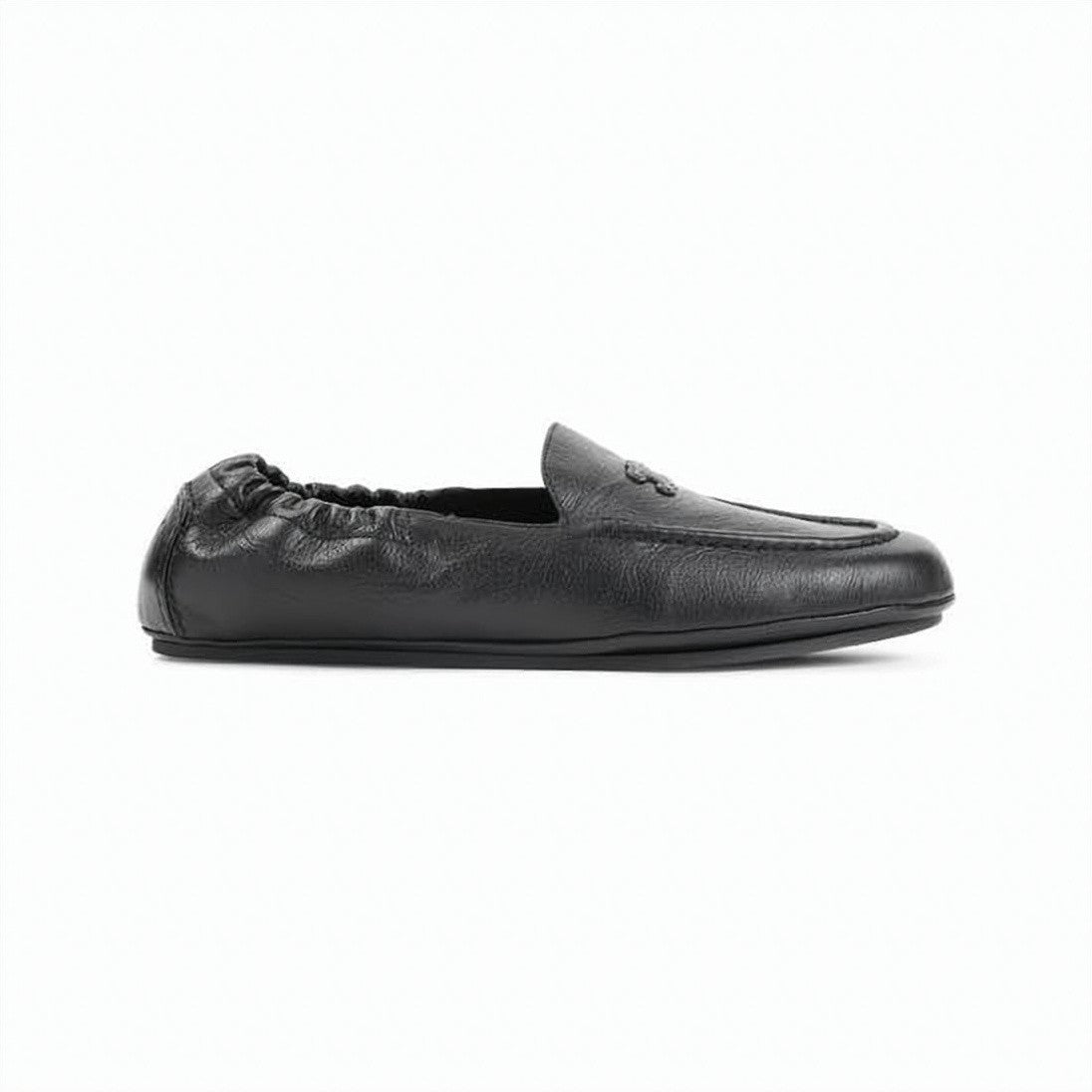 Celine Goat Leather Loafers With Rounded Toe And Elasticized Back