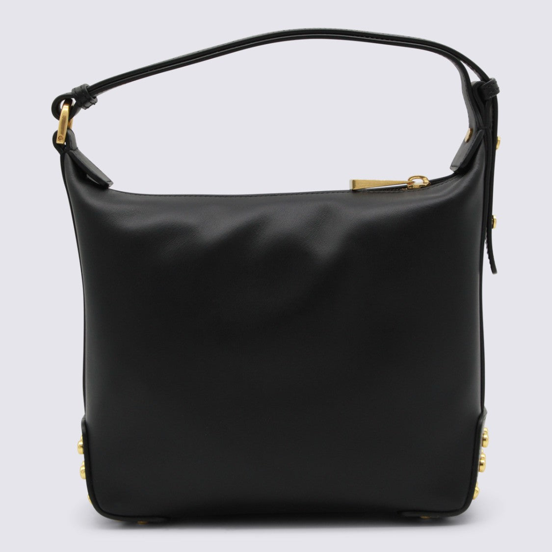 Tod's Structured Handbag With Matte Finish And Gold-Tone Studs