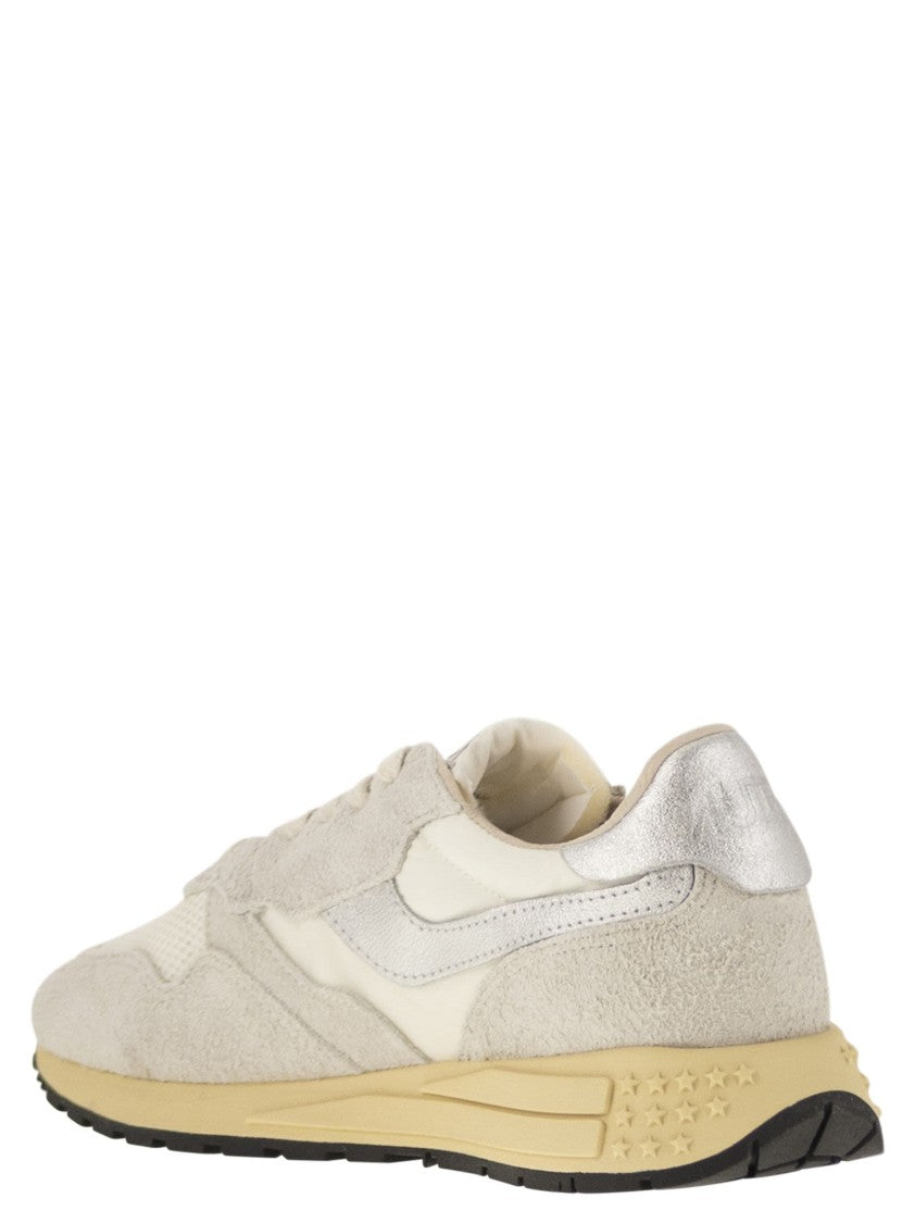 Autry Reelwind - Suede And Technical Textile Trainer