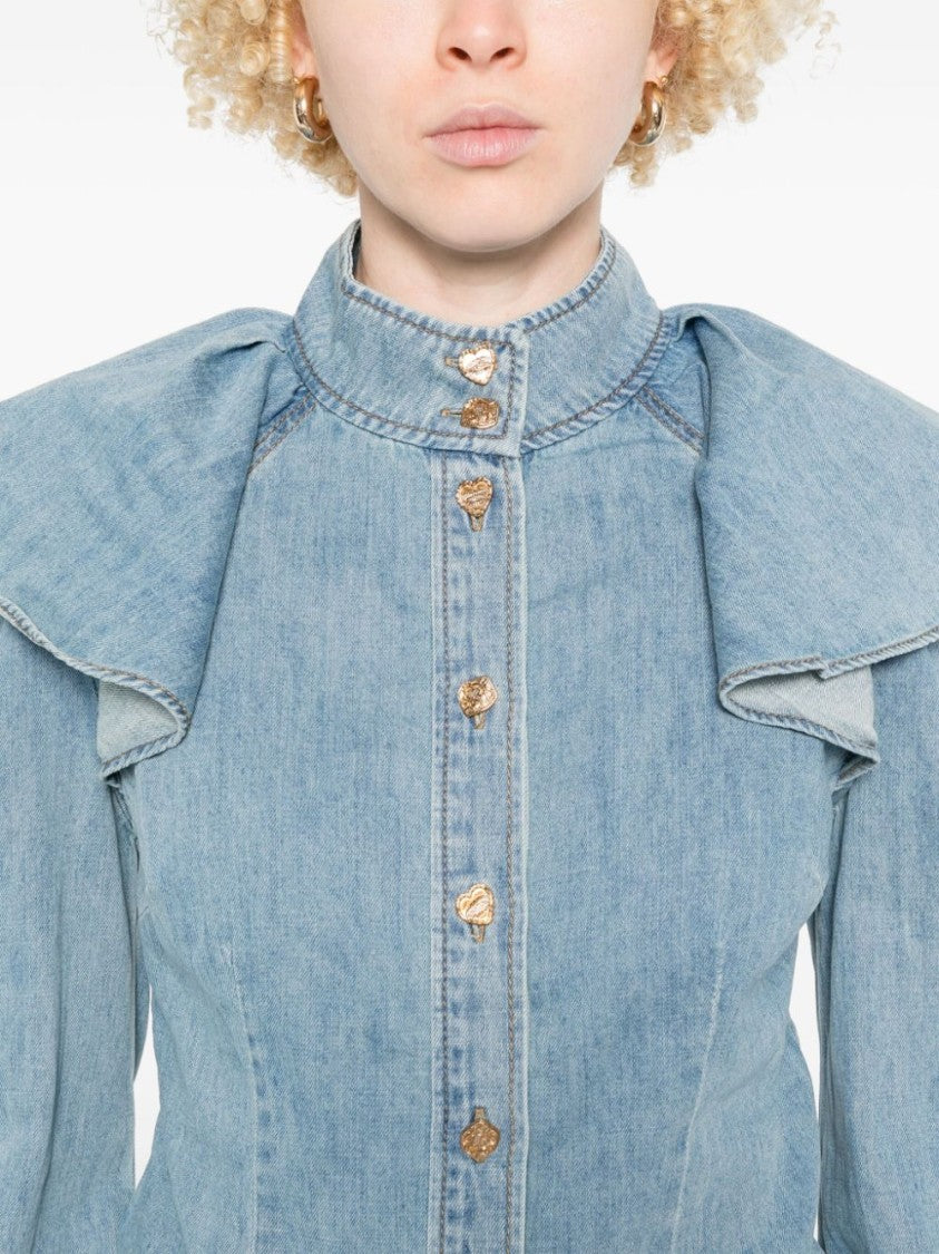 Zimmermann Clear Blue Cotton Shirt